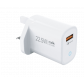 Calk LED QC3.0 22.5W Fast Charge Adaptor (UK USB-A) CS134